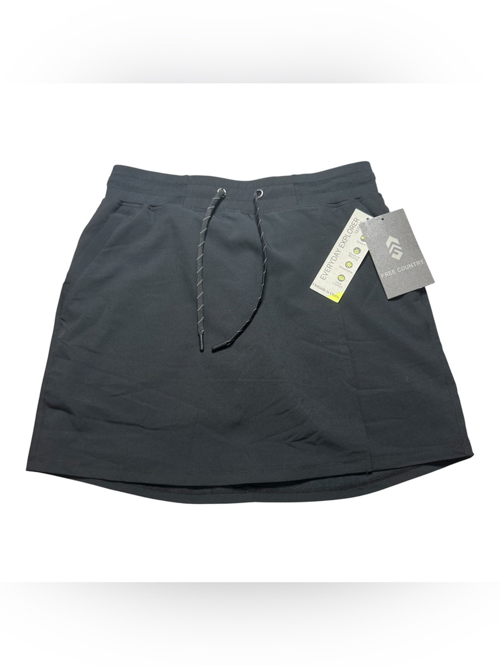 Free Country Small Black Active, Hiking, Golfing Trail to Town Skort